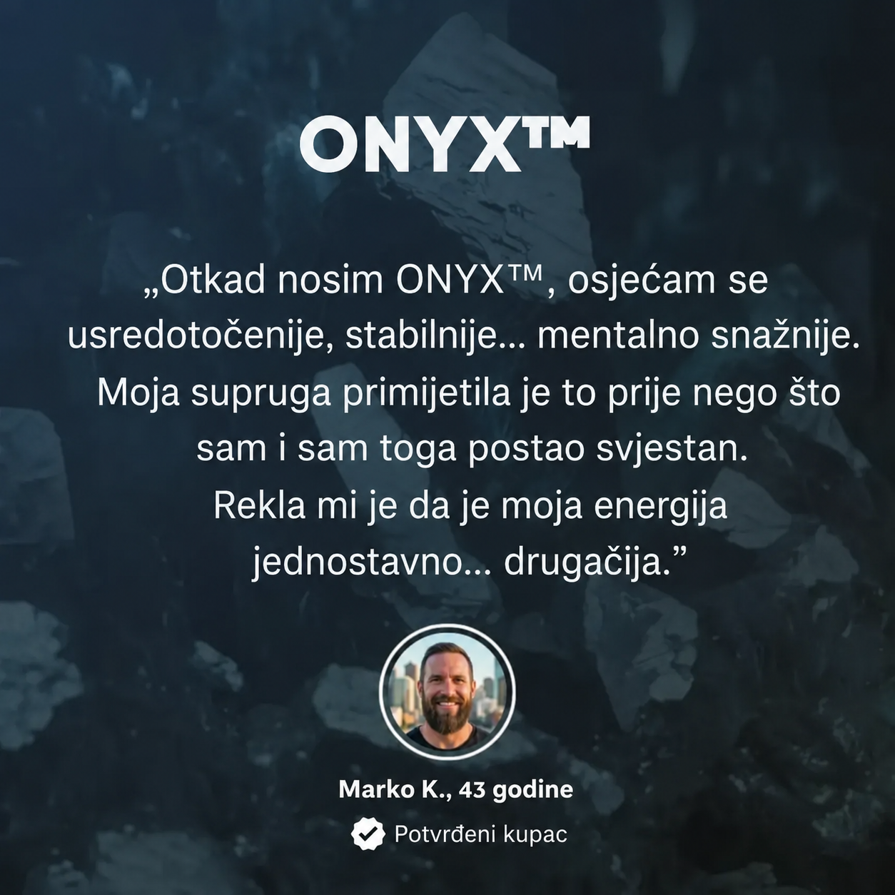 ONYX™ Magnetska Narukvica